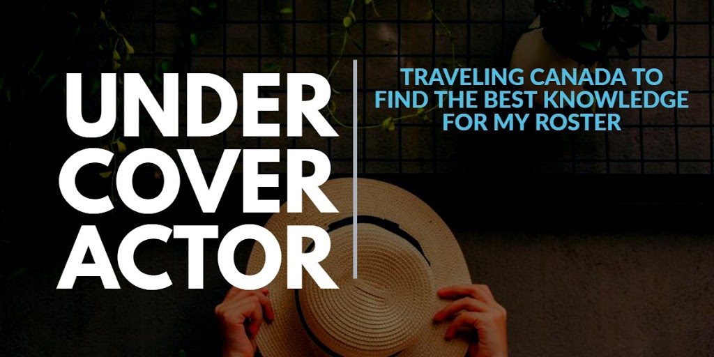 Under Cover Actor